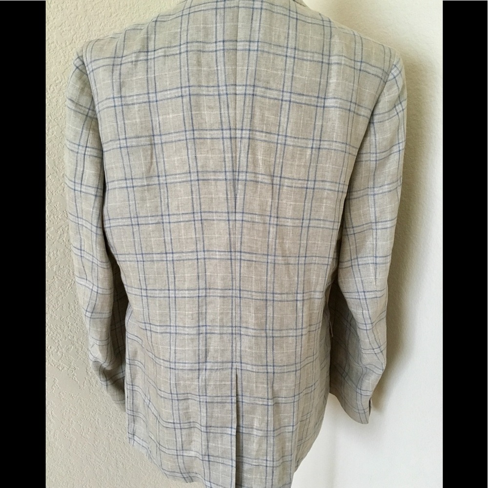 Blazer jacket Michael Kors plaid blazer jacket androgynous style 42 R men’s - Picture 3 of 7